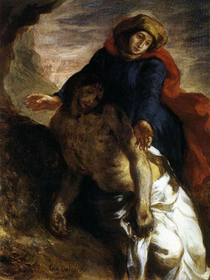 Pieta 1850 by Romanticism