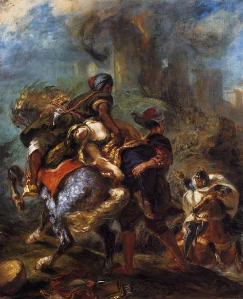 The Abduction of Rebecca 1846 by Romanticism
