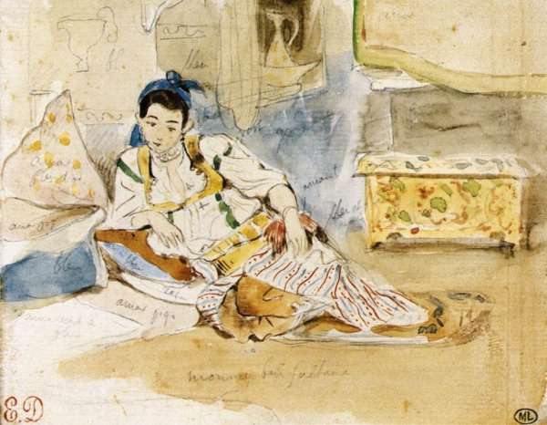 Mounay ben Sultan 1832 by Romanticism