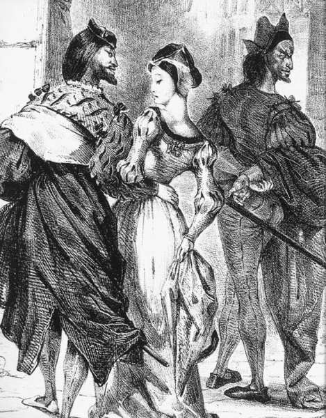 Faust Trying to Seduce Margarete (detail) 1828 by Romanticism
