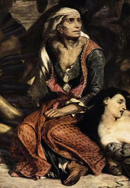 The Massacre at Chios (1) (detail) 1824 by Romanticism