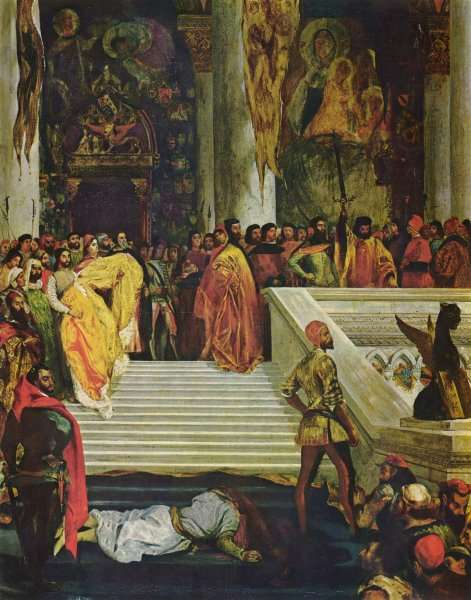 The Execution of Doge Marino Faliero 1825-26 by Romanticism