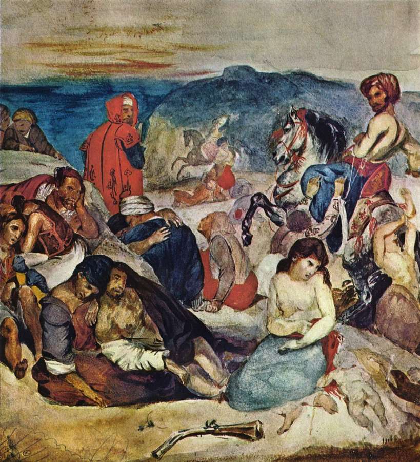The Massacre of Chios (2) by Romanticism