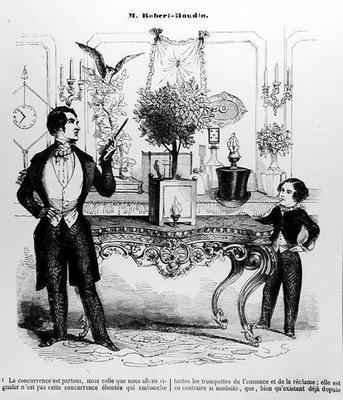 Robert Houdin Explaining a Mechanical Toy by Romanticism