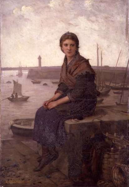 The Fisher Girl by Romanticism
