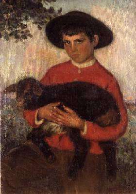 The Goatherd by Romanticism