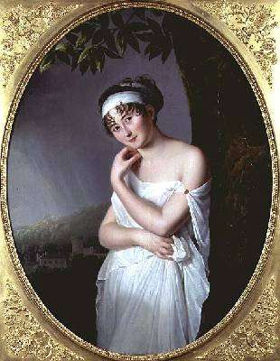 Portrait of Madame Recamier by Romanticism