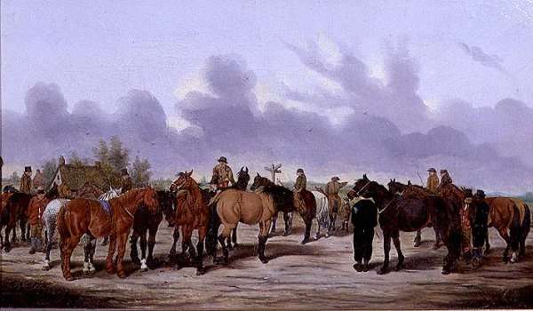 The Irish Horse Fair by Romanticism