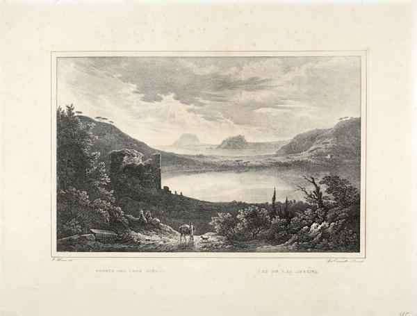 View of Lake Averno by Romanticism