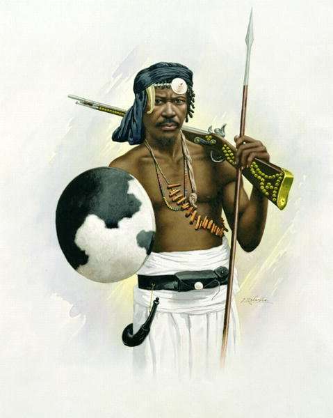 Sakalava Warrior by Romanticism