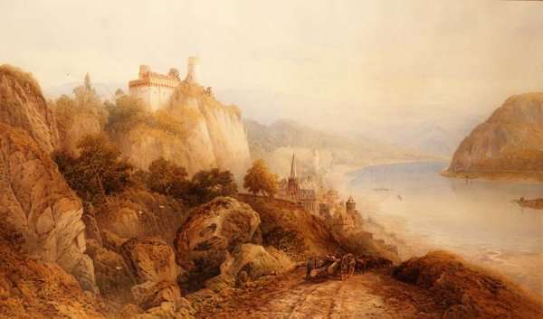 On the Rhine by Romanticism