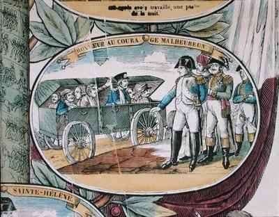 Napoleon I 1769-1821 paying homage to the wounded soldiers by Romanticism