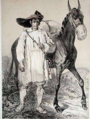 Salt worker from Batz by Romanticism