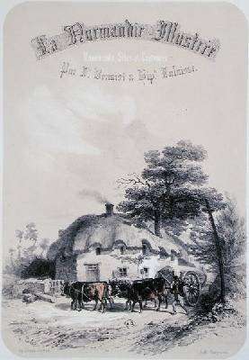 Frontispiece of the chapter on the Orne region of Normandy by Romanticism
