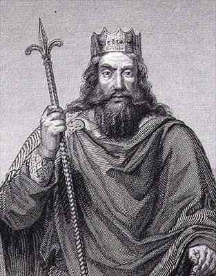 Clovis I 465-511 Merovingian ruler of the Franks by Romanticism