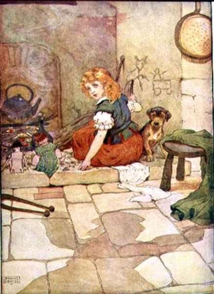 Little Polly Flinders from 'My Nursery Story Book' by Romanticism