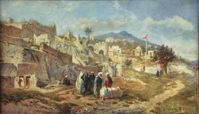 An Arab Cemetery by Romanticism
