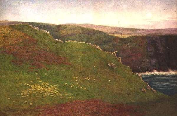 View on the Coast of Cornwall by Romanticism