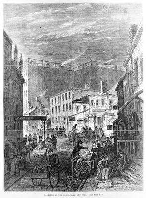 Marketing at the Five Points by Romanticism