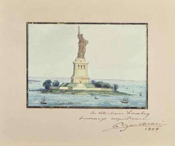 Statue of Liberty, Beldoe Island, New York City by Romanticism