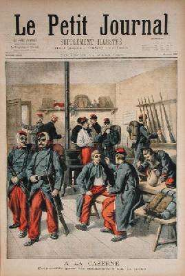In the Barracks Preparation for Manoeuvres in the Snow by Romanticism