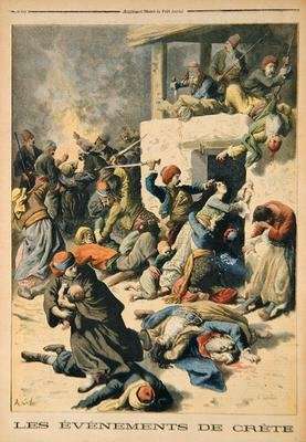 Events of Crete from Le Petit Journal by Romanticism