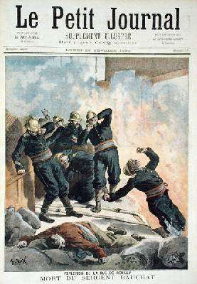 Explosion in the Rue de Reuilly and the Death of Sergeant Bauchat by Romanticism