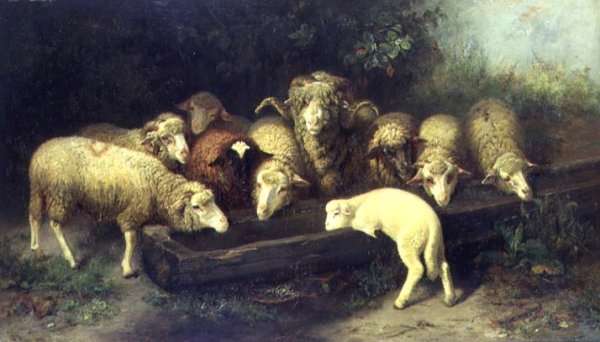 The Sheep Trough by Romanticism