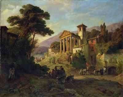 Italian Landscape 1871 by Romanticism