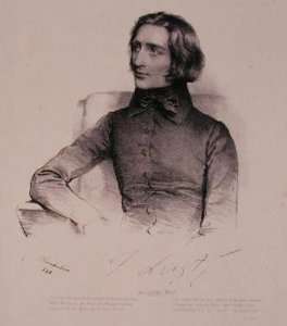 Portrait of Franz Liszt 1811-86 by Romanticism
