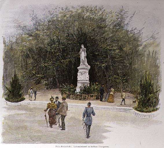 The Luisen Memorial in the Thiergarten of Berlin by Romanticism