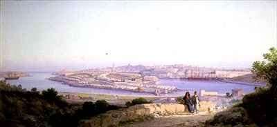 The Infantry Camp at Lazaretto Malta by Romanticism