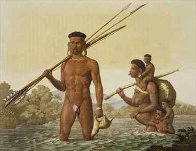Botocudos family Rio Grande Brazil by Romanticism