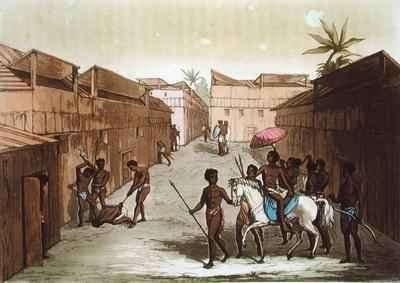Method of Punishment in Benin by Romanticism