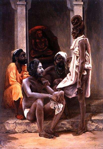 Gosiens or Fakirs at Ahmedabad, 1858 by Romanticism