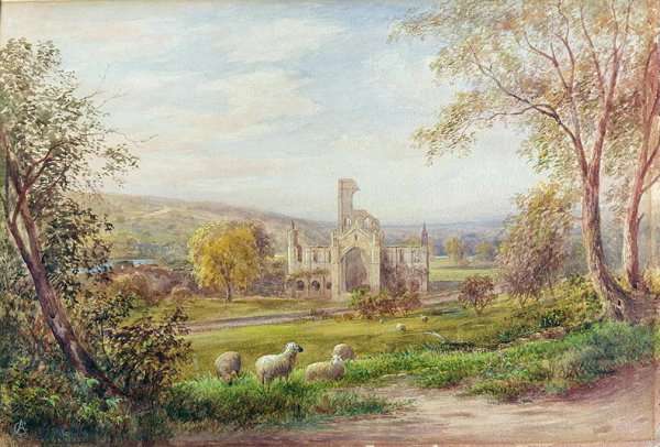 Kirkstall Abbey, Leeds by Romanticism
