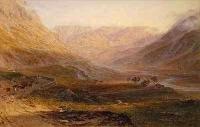 Nant Francon North Wales by Romanticism