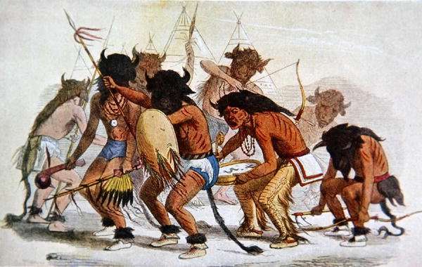 Sioux Buffalo Dance by Romanticism