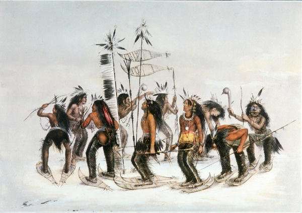 The Snow-Shoe Dance: To Thank the Great Spirit for the First Appearance of Snow by Romanticism