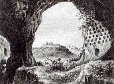 Columbarium with a Distant View of Toscanella by Romanticism