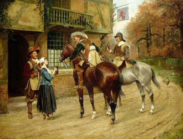 At the Red Inn by Romanticism