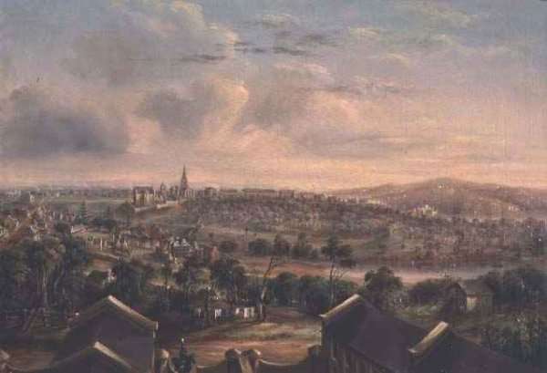 Sydney from Woolloomooloo, 1849 by Romanticism