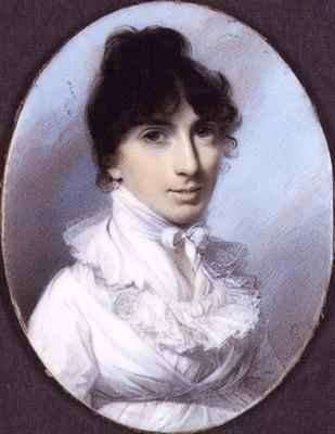 Miniature of Miss Anne Seton by Romanticism