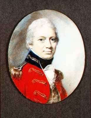 Miniature of Lt Colonel Robertson by Romanticism