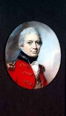 Miniature of Lt Col J Houlton of the Wiltshire Militia by Romanticism