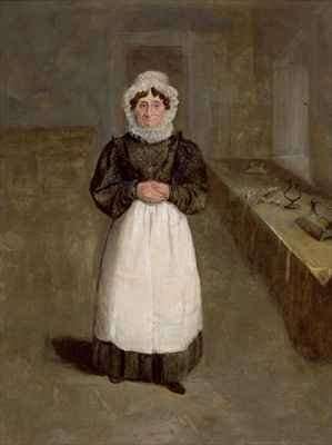 Portrait of a Housekeeper at Bramham Park Yorkshire by Romanticism