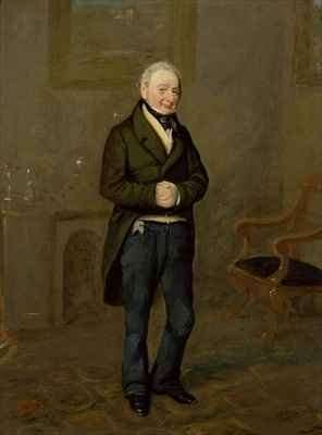 Portrait of a Household Steward of Bramham Park Yorkshire by Romanticism