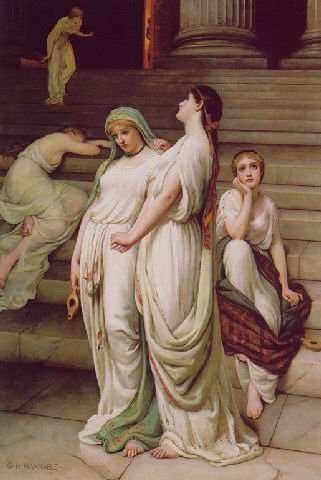 The foolish virgins by Romanticism