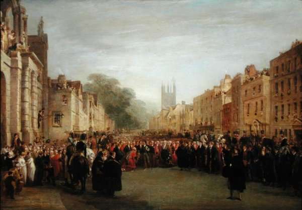 Reception of the Prince Regent by Romanticism