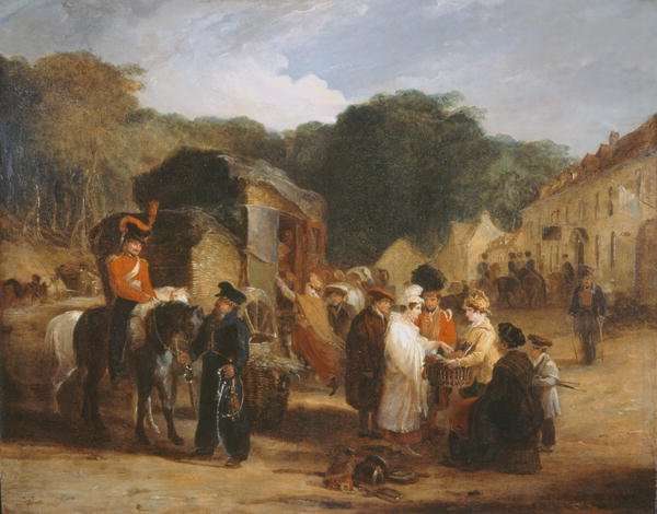 The Village of Waterloo by Romanticism